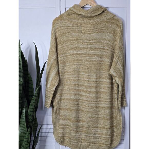 Thistle & Lavender Mable Tan Brown Cowl Neck Half Sleeve Dolman Sweater Size L - Picture 5 of 6